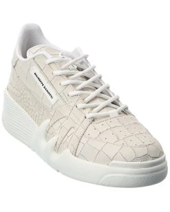 Promo 🔔 Giuseppe Zanotti Talon Croc-Embossed Leather 👟 Sneaker for men 😍