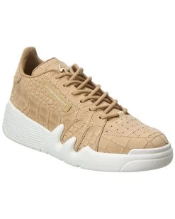 Best deal 🥰 Giuseppe Zanotti Talon Croc-Embossed Leather 👟 Sneaker for men ⌛