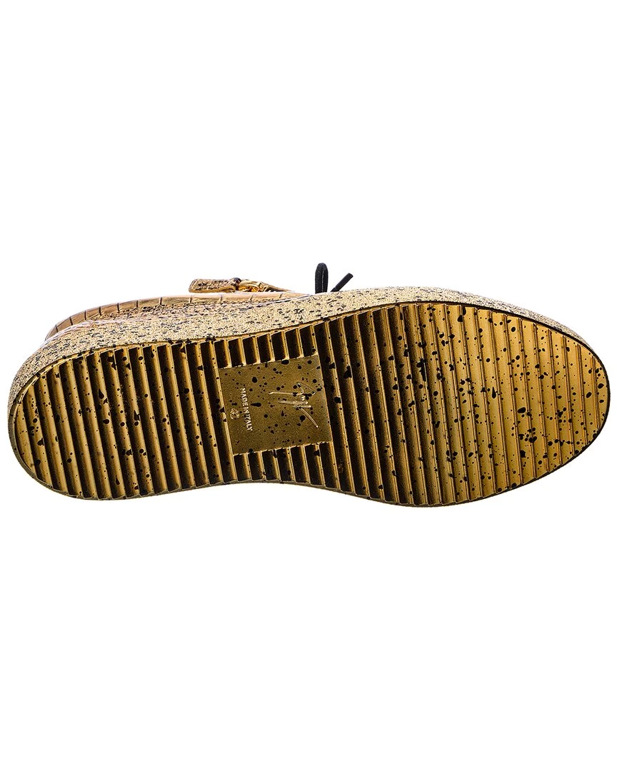 Wholesale 🔥 Giuseppe Zanotti May London Croc-Embossed Leather 👟 Sneaker for men 🌟 6 Wholesale 🔥 Giuseppe Zanotti May London Croc-Embossed Leather 👟 Sneaker for men 🌟 - Image 4