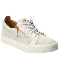 Deals 🌟 Giuseppe Zanotti May London Leather 👟 Sneaker for men 👏