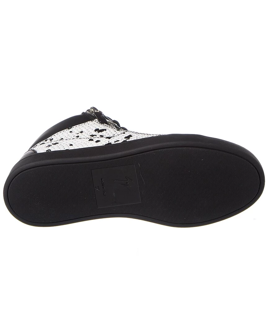 Best deal 🥰 Giuseppe Zanotti Brek Leather High-Top 👟 Sneaker for 👩 women 👏 6 Best deal 🥰 Giuseppe Zanotti Brek Leather High-Top 👟 Sneaker for 👩 women 👏 - Image 4