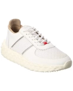 Discount ✨ Giuseppe Zanotti Urchin Leather & Mesh 👟 Sneaker for men 🥰
