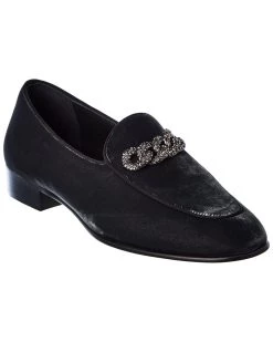 Budget โจ Giuseppe Zanotti Crystal Embellished Velvet Loafer for men ๐ฅ