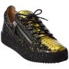 Coupon 🎉 Giuseppe Zanotti May London Croc-Embossed Leather 👟 Sneaker for men 🎁