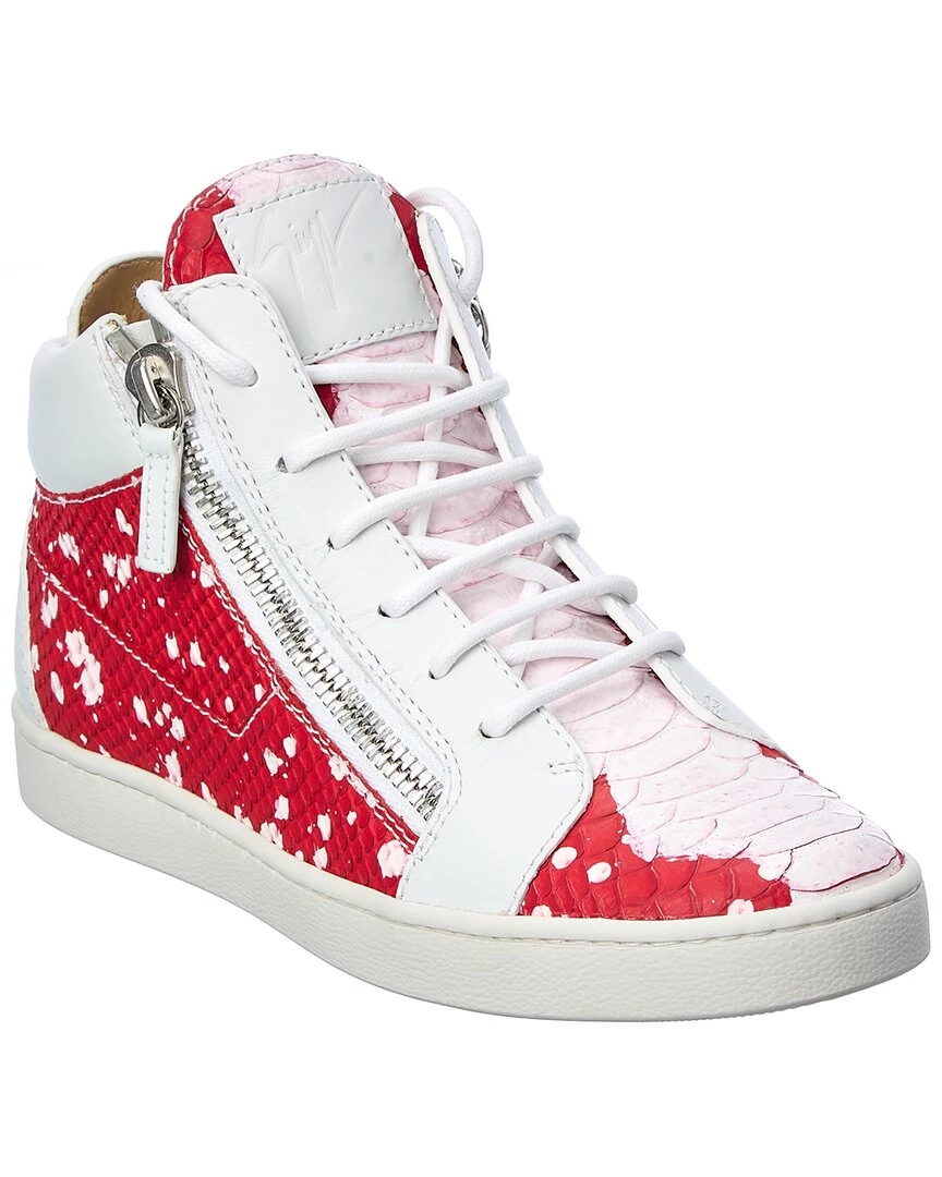 New 👏 Giuseppe Zanotti Brek Leather High-Top 👟 Sneaker for 👩 women 🎉 3 New 👏 Giuseppe Zanotti Brek Leather High-Top 👟 Sneaker for 👩 women 🎉