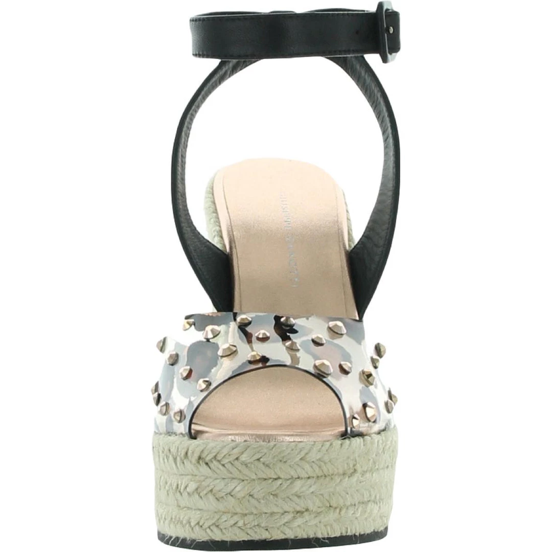 Outlet 🔥 Giuseppe Zanotti Chechu 80 👩 Womens Leather Embellished Wedge 🩴 Sandals 🛒 5 Outlet 🔥 Giuseppe Zanotti Chechu 80 👩 Womens Leather Embellished Wedge 🩴 Sandals 🛒 - Image 3