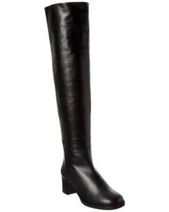 Discount 🎁 Giuseppe Zanotti After 45 Leather Knee-High Boot for 👩 women 👍