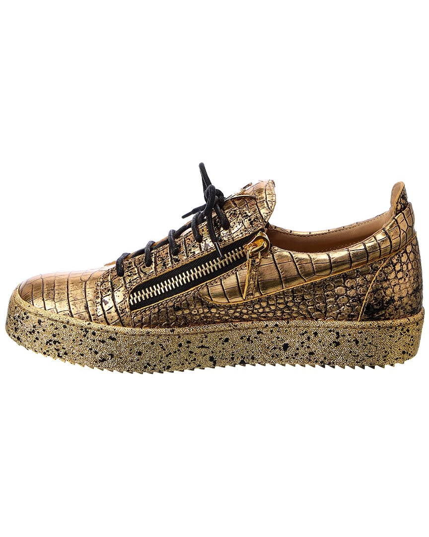 Wholesale 🔥 Giuseppe Zanotti May London Croc-Embossed Leather 👟 Sneaker for men 🌟 4 Wholesale 🔥 Giuseppe Zanotti May London Croc-Embossed Leather 👟 Sneaker for men 🌟 - Image 2