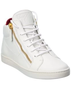 Cheapest 😀 Giuseppe Zanotti Brek Leather High-Top 👟 Sneaker for 👩 women 👍