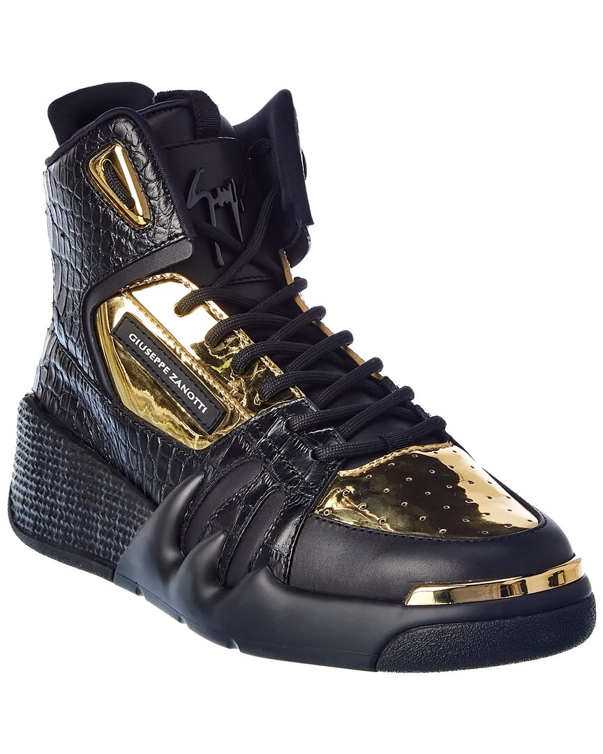 New ✨ Giuseppe Zanotti Croc-Embossed Leather 👟 Sneaker for men 🛒 3 New ✨ Giuseppe Zanotti Croc-Embossed Leather 👟 Sneaker for men 🛒
