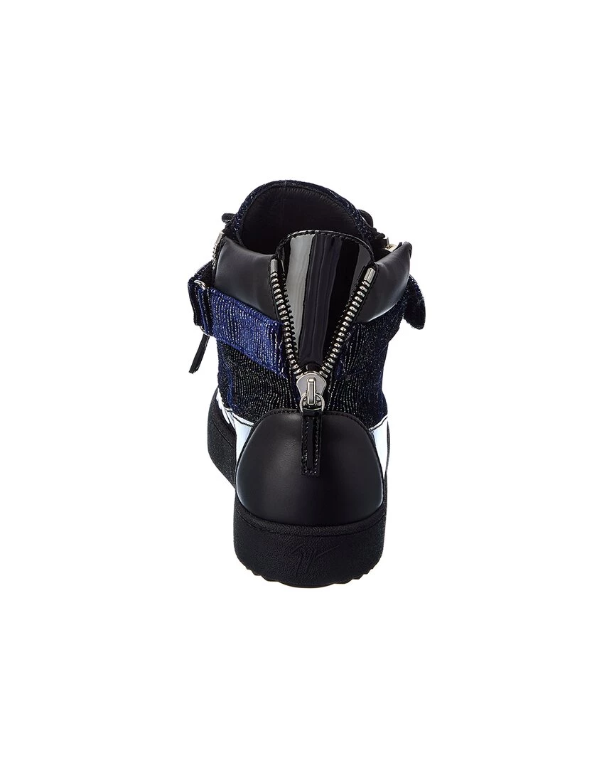 New ๐งจ Giuseppe Zanotti May London Velvet & Patent ๐ Sneaker for men โ 5 New ๐งจ Giuseppe Zanotti May London Velvet & Patent ๐ Sneaker for men โ - Image 3