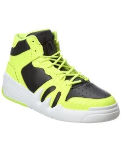 Budget 👍 Giuseppe Zanotti Talon Croc-Embossed Leather 👟 Sneaker for men ❤️