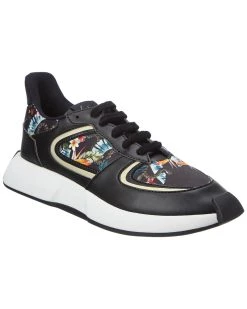 Discount 🧨 Giuseppe Zanotti Omnia Canvas & Leather 👟 Sneaker for men 🔔