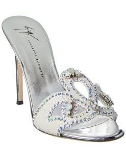 Top 10 👍 Giuseppe Zanotti Basic 105 Leather & Suede 🩴 Sandal for 👩 women 🧨