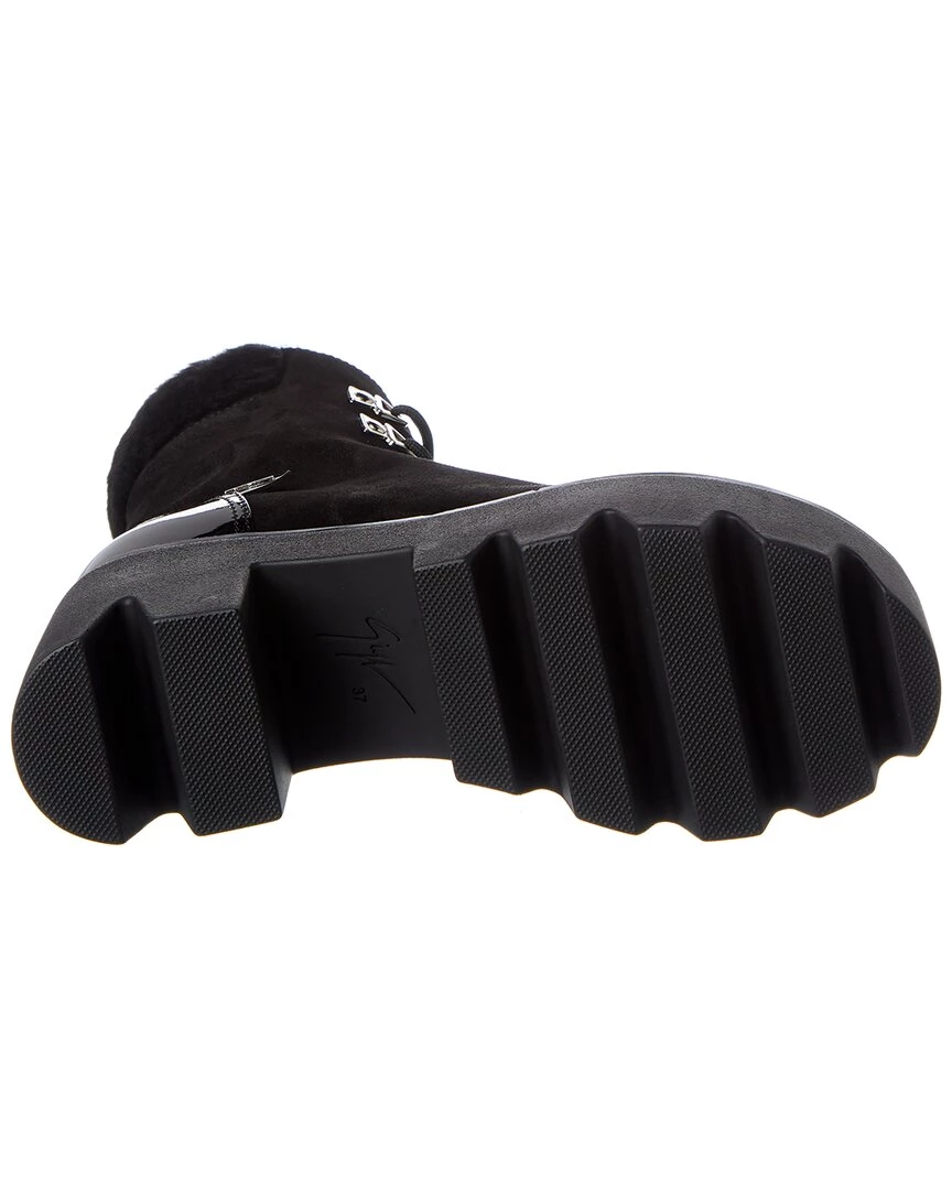 Best Pirce 🔥 Giuseppe Zanotti Daikiri 20 Suede & Patent Platform Boot for 👩 women ✨ 6 Best Pirce 🔥 Giuseppe Zanotti Daikiri 20 Suede & Patent Platform Boot for 👩 women ✨ - Image 4