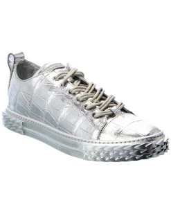 Hot Sale 🌟 Giuseppe Zanotti Blabber Croc-Embossed Leather 👟 Sneaker for men 💯