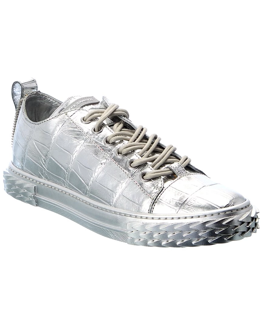 Hot Sale 🌟 Giuseppe Zanotti Blabber Croc-Embossed Leather 👟 Sneaker for men 💯 3 Hot Sale 🌟 Giuseppe Zanotti Blabber Croc-Embossed Leather 👟 Sneaker for men 💯