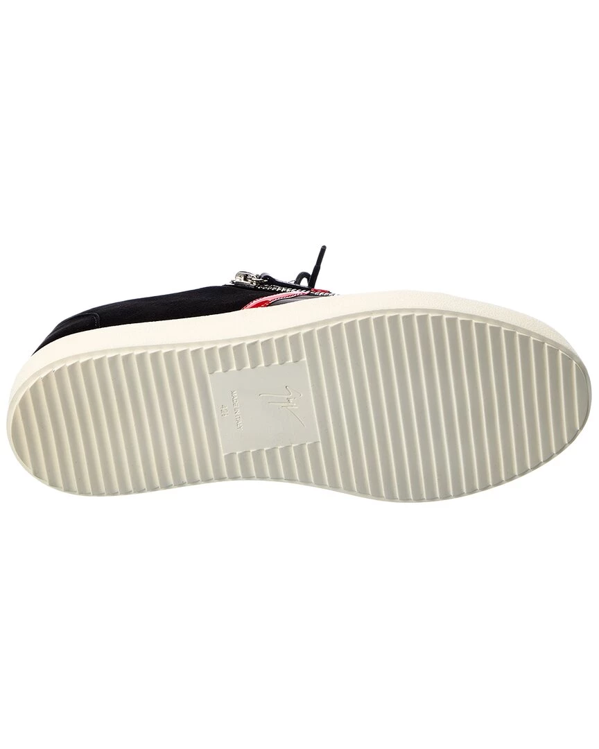 Promo 😍 Giuseppe Zanotti May London Leather & Suede 👟 Sneaker for men 😉 6 Promo 😍 Giuseppe Zanotti May London Leather & Suede 👟 Sneaker for men 😉 - Image 4